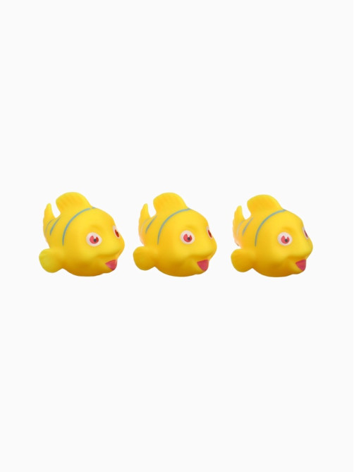 Новогодний набор резиновых игрушек для ванны Крошка Я, 6 шт., с пищалкой