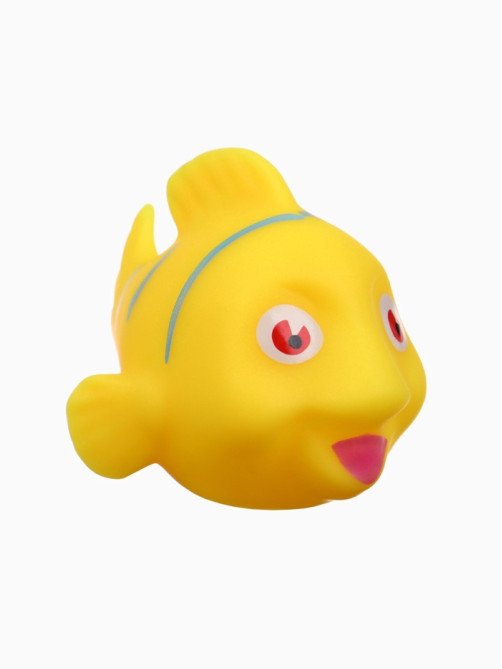 Новогодний набор резиновых игрушек для ванны Крошка Я, 6 шт., с пищалкой