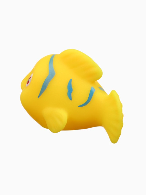 Новогодний набор резиновых игрушек для ванны Крошка Я, 6 шт., с пищалкой