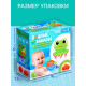 Игрушка для ванны ZABIAKA «Водные забавы», лягушка, 3 мячика