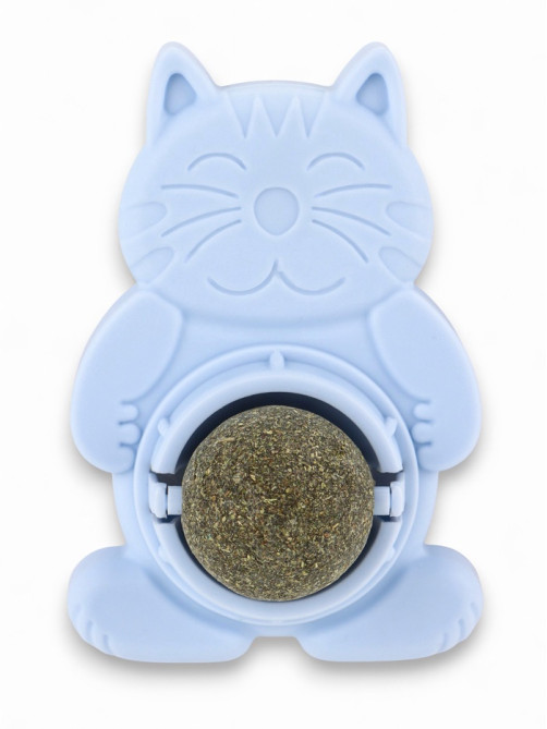 Игрушка для кошек из кошачьей мяты «Большой Кот», 4.5×6×6 см, на основании, МИКС