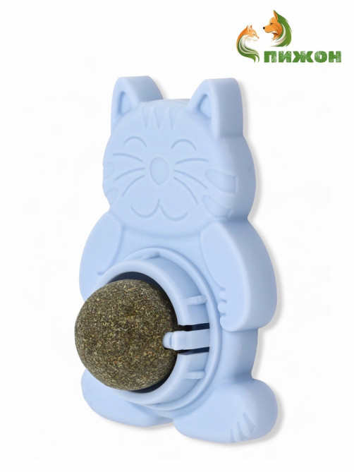 Игрушка для кошек из кошачьей мяты «Большой Кот», 4.5×6×6 см, на основании, МИКС