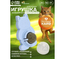 Игрушка для кошек из кошачьей мяты «Большой Кот», 4.5×6×6 см, на основании, МИКС