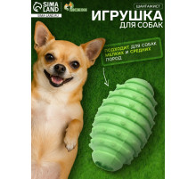 Жевательная игрушка для собак «Шантажист», 10 см, TPR, зелёная