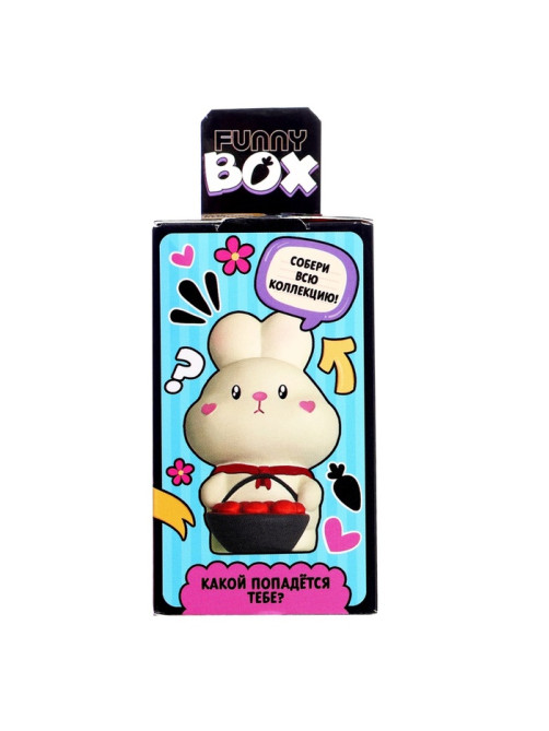 Игрушка - сюрприз Funny box WOOW TOYS «Зайки»: детский брелок, наклейки