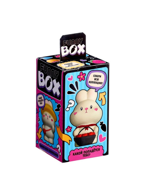 Игрушка - сюрприз Funny box WOOW TOYS «Зайки»: детский брелок, наклейки