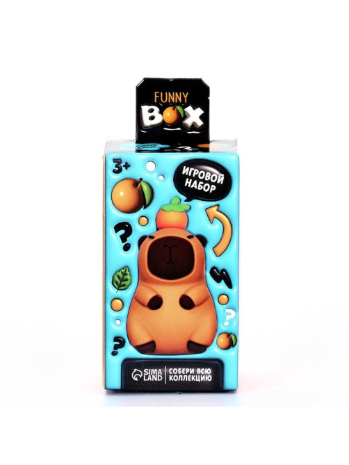 Игрушка - сюрприз Funny box WOOW TOYS «Капибарочки»: детский брелок, наклейки