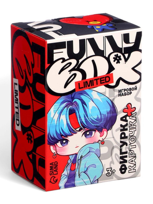 Игрушка - сюрприз Funny Box WOOW TOYS k-pop, фигурка, карточка, наклейки