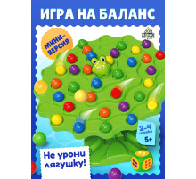 Настольная игра «Удержи лягушку», 2-4 игрока, 5+