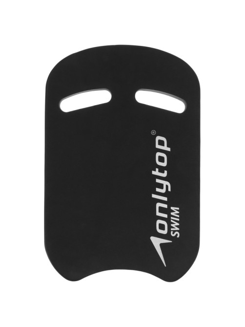 Доска для плавания ONLYTOP, 44×28×3.3 см, чёрная
