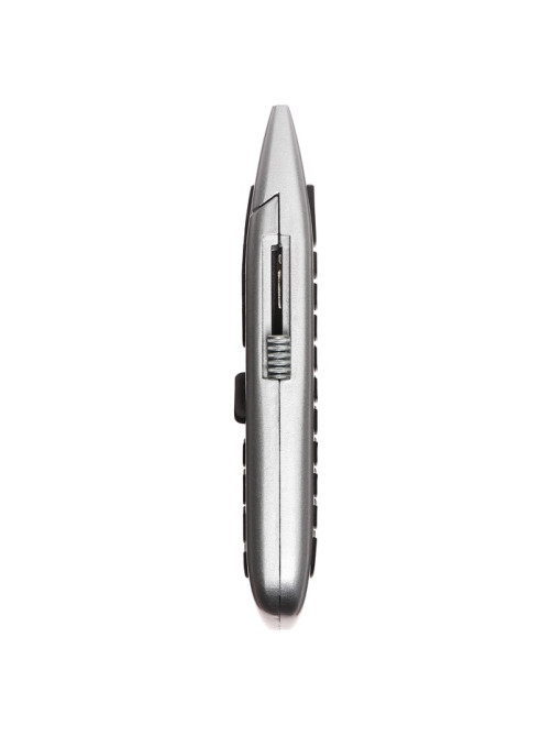 Нож универсальный трапециевидный 19 мм, фиксатор, корпус металл, Zinc-alloy, TOP