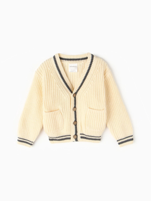 Кардиган детский «Крошка Я», рост 80-86 см, бежевый