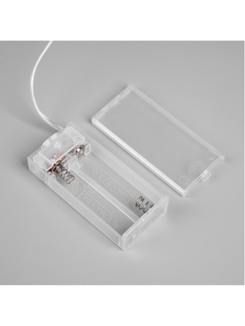 Светодиодная фигура «Ангел» 29×17×16 см, 20 LED, от батареек ААx2, свечение тёплое белое