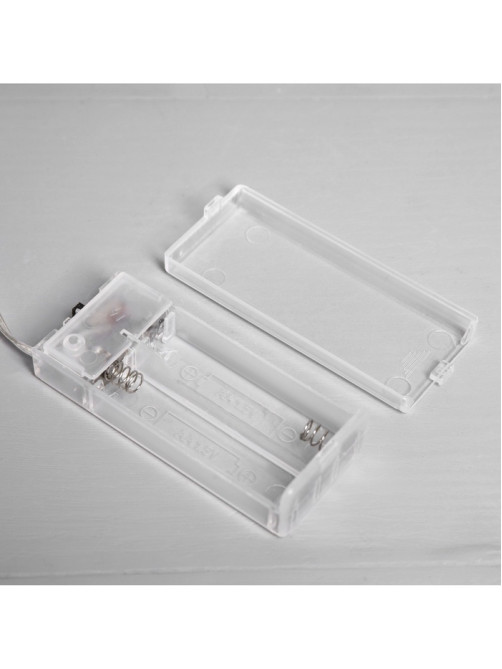Светодиодная фигура «Подарок» 17×15×15 см, 20 LED, от батареек AAх2, свечение тёплое белое