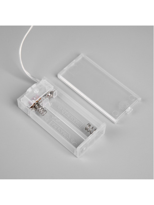Светодиодная фигура «Ёлочка» 36×17×6 см, 20 LED, от батареек ААx2, свечение тёплое белое