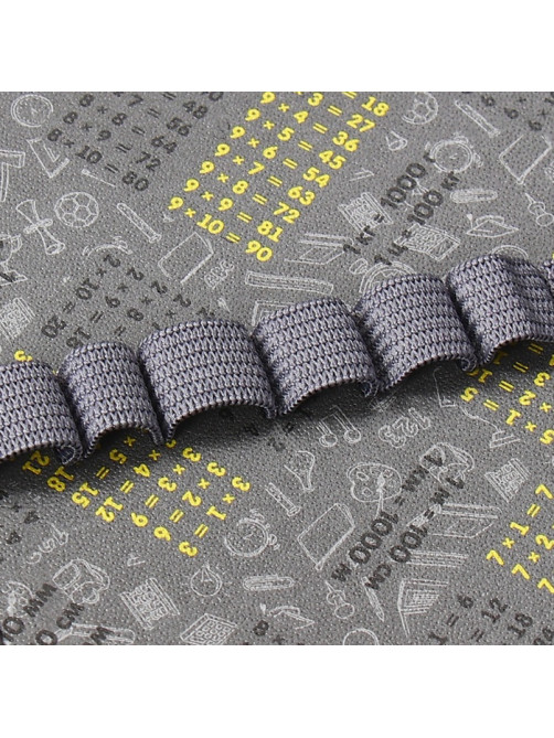 Пенал школьный, 2 секции, 12.5×20.5×4 см «Енот»