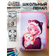 Пенал школьный, 3 секции, 14×21×4 см «Аниме друзья»