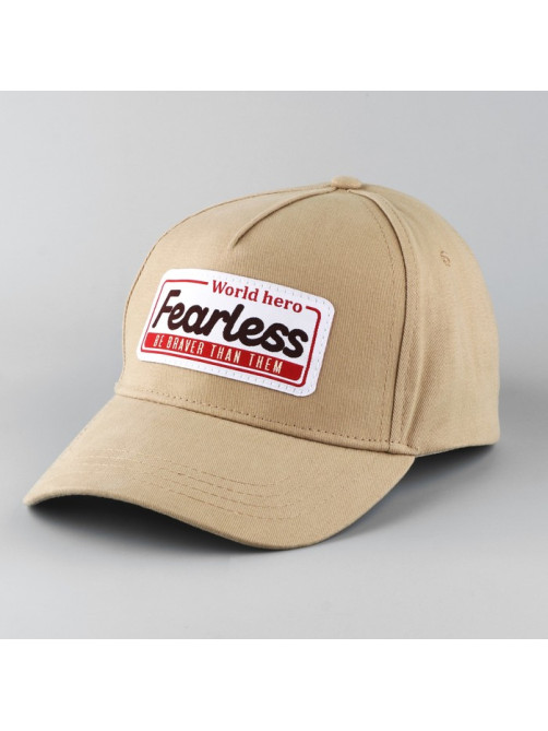 Кепка Fearless, бежевая, р-р 56