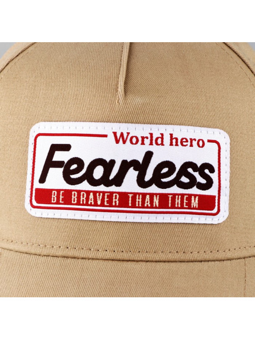 Кепка Fearless, бежевая, р-р 56