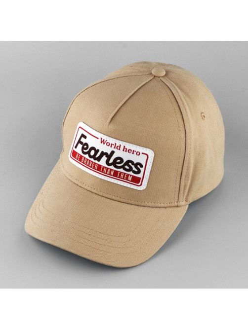Кепка Fearless, бежевая, р-р 56