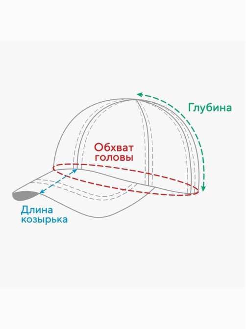 Бейсболка с надписями MINAKU, размер 58, 100% хлопок, чёрная