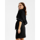 Халат домашний женский KAFTAN Leo black collection, размер 44-46, чёрный