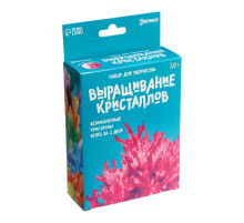 Выращивание кристаллов «Опыты. Лучистый кристалл», цвет малиновый