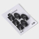 Крючки самоклеящиеся SAVANNA Black Loft, 6 шт., металл, 5.3×3.5 см, чёрные