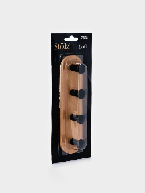 Крючки настенные на липучке Stölz BAMBOO