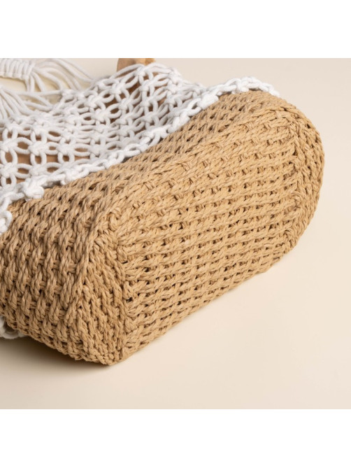 Сумка женская SL Home, ручное плетение, хлопок, 27×48 см