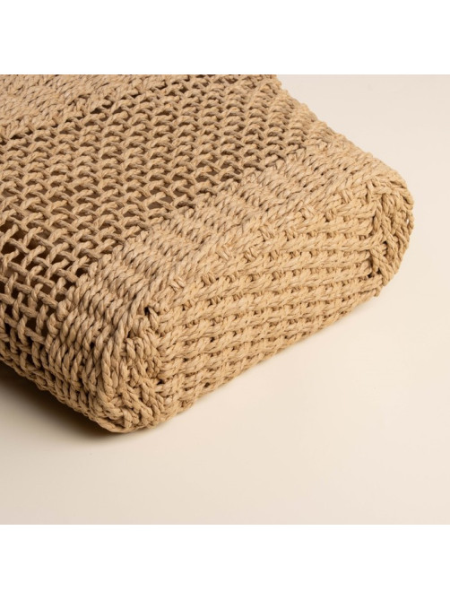 Сумка женская SL Home, ручное плетение, хлопок, длина ручек 18.5 см, 40×27 см