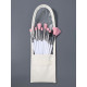 Набор кистей для макияжа COLOR POWER pink, 10 шт., в чехле, белый
