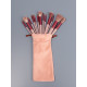 Набор кистей для макияжа PASTEL BLUSH, 13 шт., 10/22 (±1) см, сиреневый