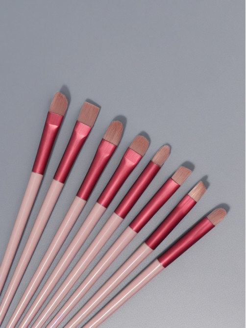Набор кистей для макияжа PASTEL BLUSH, 13 шт., 10/22 (±1) см, сиреневый