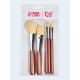 Набор кистей для макияжа PASTEL BLUSH, 5 шт., розовый
