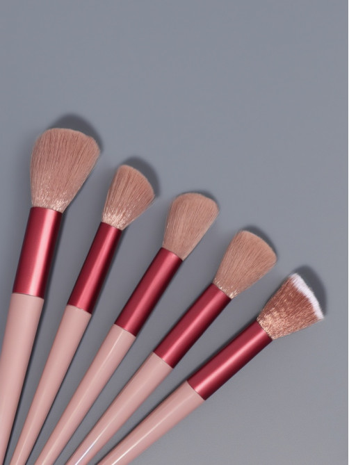 Набор кистей для макияжа PASTEL BLUSH, 13 шт., 10/22 (±1) см, сиреневый
