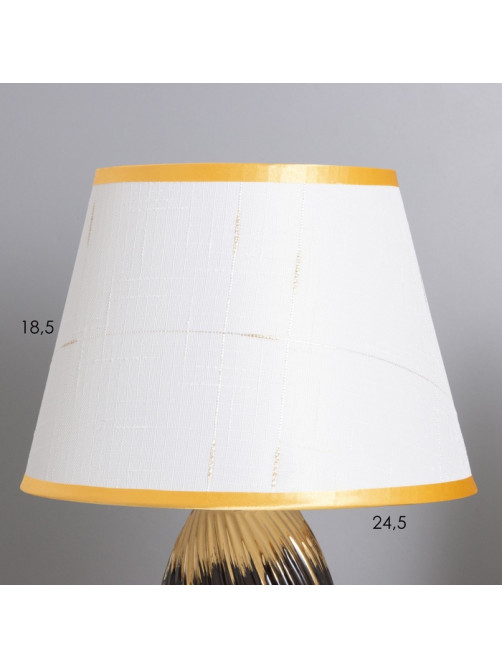 Лампа настольная «София» 1×40 Вт Е14 черный/золото 24×24×40 см