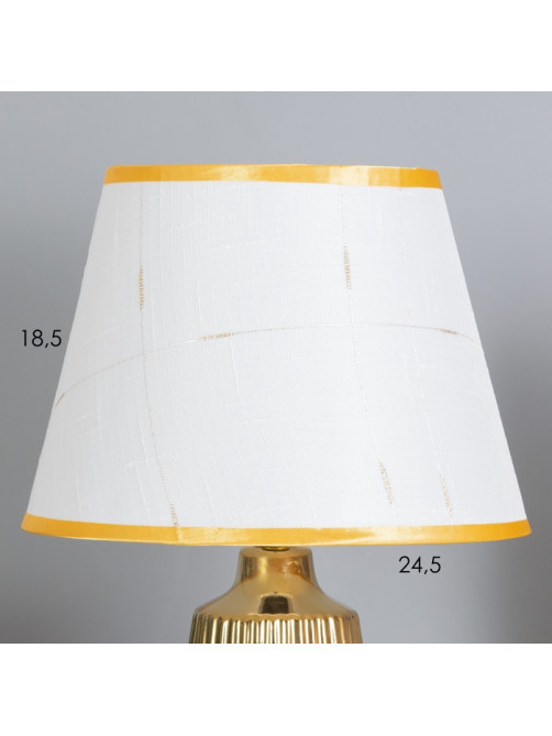 Лампа настольная «Кармен» 1×40 Вт Е14 черный/золото 24×24×40 см