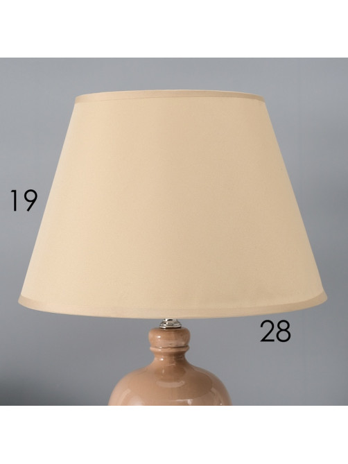Настольная лампа с абажуром RISALUX «Эпика», Е27, 40 Вт, 28×28×44.5 см