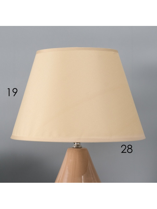Настольная лампа с абажуром RISALUX «Джисела», Е14, 40 Вт, 28×28×39 см