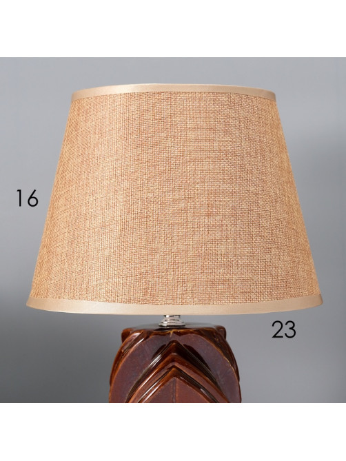 Настольная лампа с абажуром RISALUX «Гринда», Е14, 40 Вт, 22.5×22.5×32 см