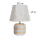 Настольная лампа с абажуром RISALUX «Кэнди», Е14, 40 Вт, 22.5×22.5×34.5 см