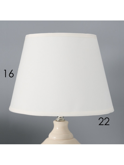 Настольная лампа с абажуром RISALUX «Аллоро», Е14, 40 Вт, 22×22×35 см