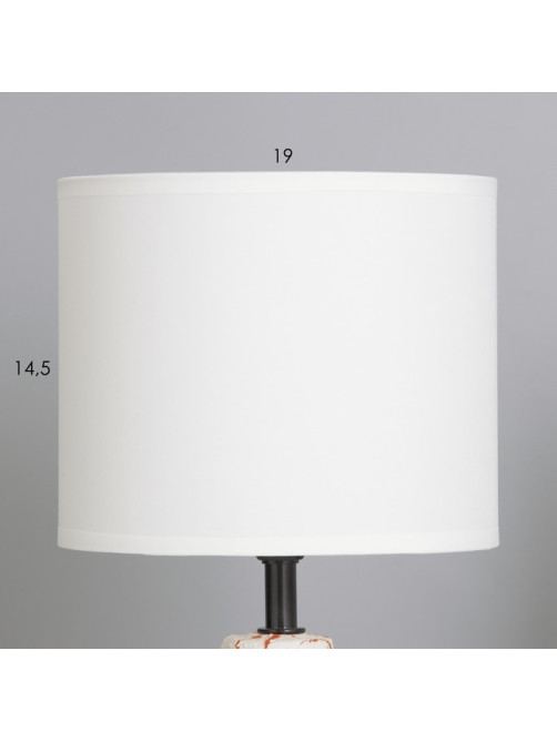 Лампа настольная «Мэй» 1×40 Вт Е14 белый 18×18×34 см