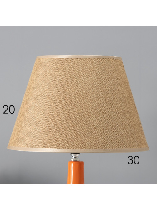 Настольная лампа с абажуром RISALUX «Аззуро», Е27, 40 Вт, 30×30×45 см