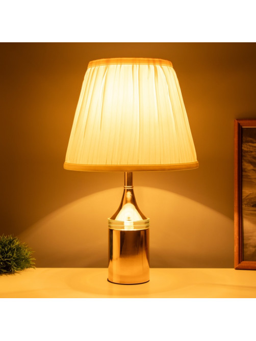 Лампа настольная «Жаннет» 1×40 Вт Е27+LED подсветка золото 24×24×41.5 см