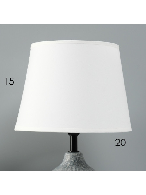 Лампа настольная «Тезис» 1×40 Вт Е14 серый 20×20×32 см