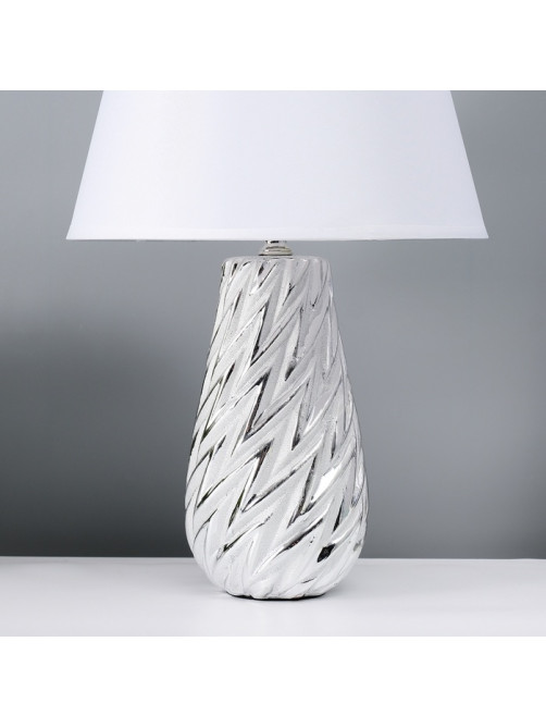 Настольная лампа с абажуром RISALUX «Лоретти», Е14, 40 Вт, 25×25×38 см