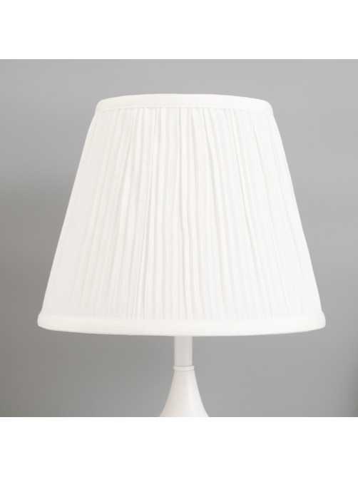 Лампа настольная «Жаннет» 1×40 Вт Е27+LED подсветка белый 24×24×41.5 см