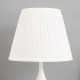 Лампа настольная «Жаннет» 1×40 Вт Е27+LED подсветка белый 24×24×41.5 см